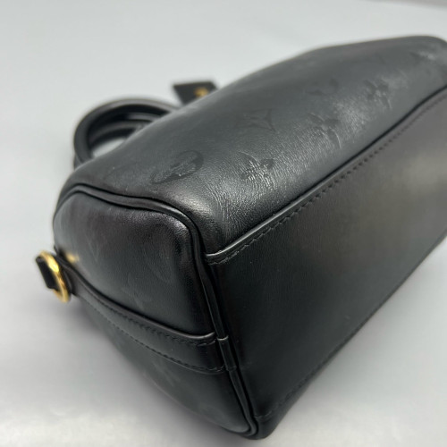Louis Vuitton Nano Speedy Bandouliere Monogram Empreinte Black