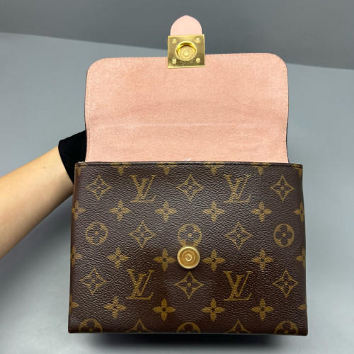 Louis Vuitton Locky BB Monogram Pink Brown Louis Vuitton Locky BB Monogram Pink Brown