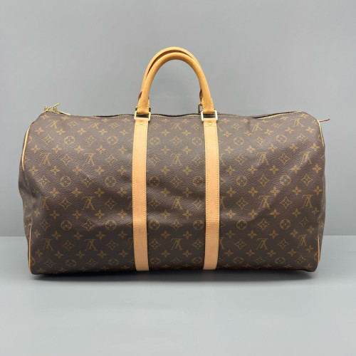 Louis Vuitton Keepall 55 Monogram Brown Louis Vuitton Keepall 55 Monogram Brown