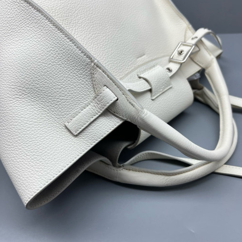 Celine Small Big Bag Grained Calfskin White