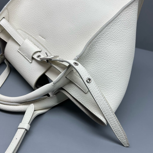Celine Small Big Bag Grained Calfskin White