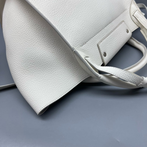 Celine Small Big Bag Grained Calfskin White