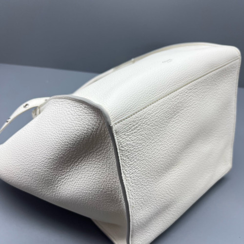 Celine Small Big Bag Grained Calfskin White