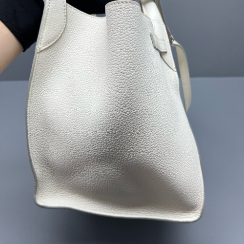 Celine Small Big Bag Grained Calfskin White