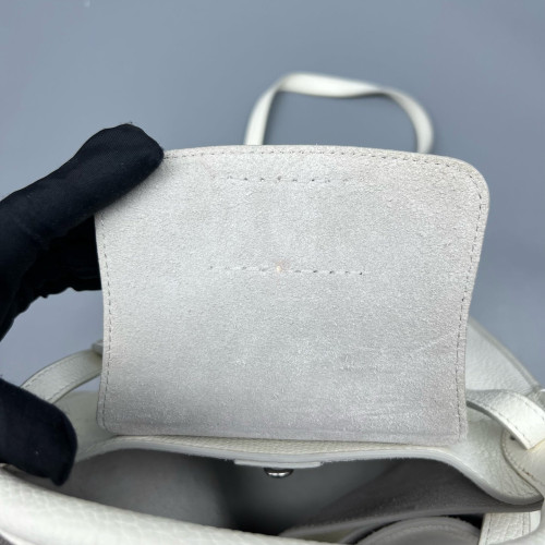 Celine Small Big Bag Grained Calfskin White