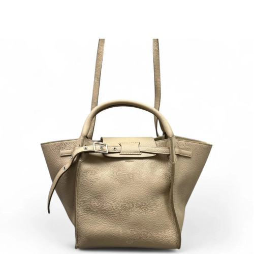 Celine Small Big Bag Grained Calfskin Natural Tan Celine Small Big Bag Grained Calfskin Natural Tan