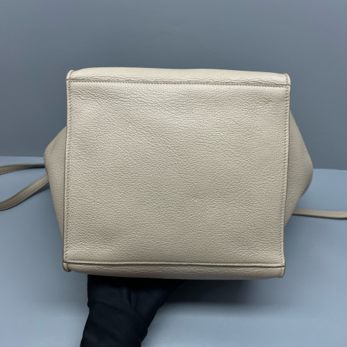 Celine Small Big Bag Grained Calfskin Natural Tan Celine Small Big Bag Grained Calfskin Natural Tan