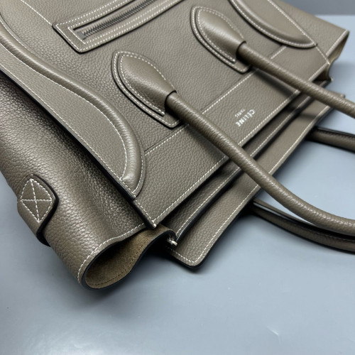 Celine Micro Luggage Calfskin Grey
