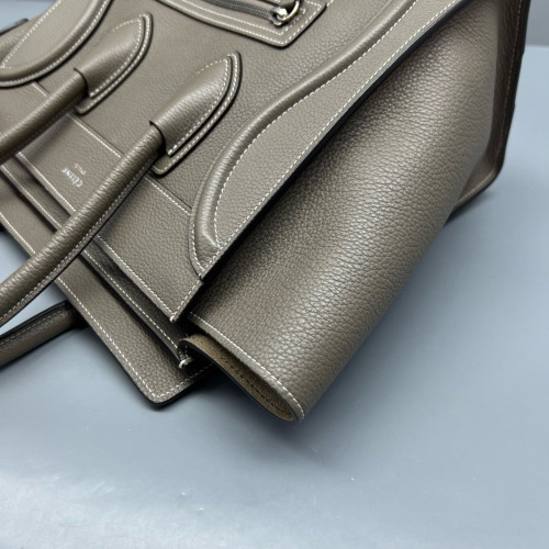 Celine Micro Luggage Calfskin Grey