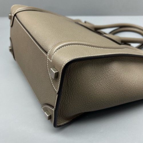 Celine Micro Luggage Calfskin Grey