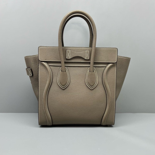 Celine Micro Luggage Calfskin Grey