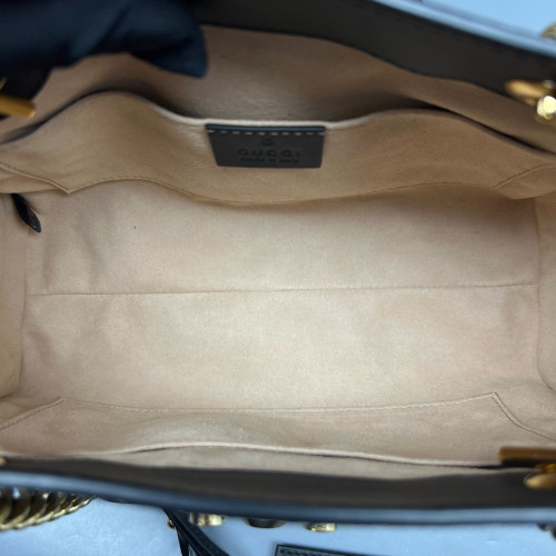Gucci Small Padlock Tote GG Supreme Monogram Brown Black Gold Gucci Small Padlock Tote GG Supreme Monogram Brown Black Gold