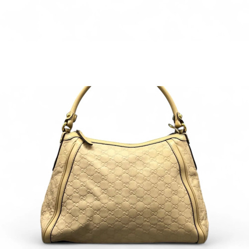 Gucci Shoulder Bag Guccissima Natural Tan
