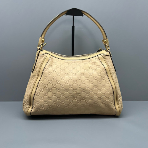 Gucci Shoulder Bag Guccissima Natural Tan