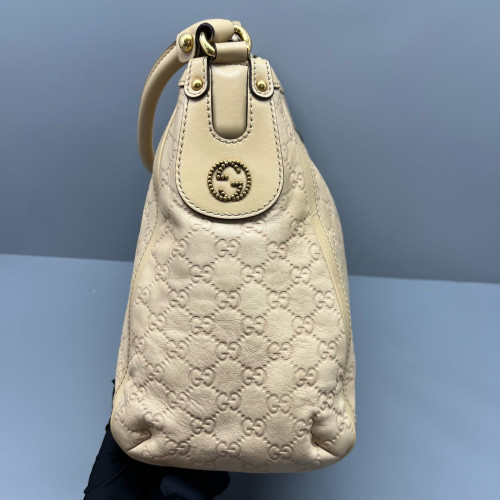Gucci Shoulder Bag Guccissima Natural Tan