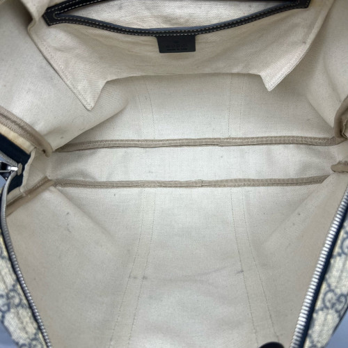 Gucci Briefcase GG Supreme Monogram Beige Black