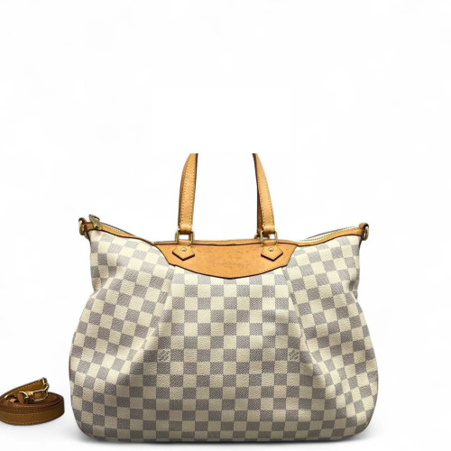 Louis Vuitton Siracusa GM Damier Azur White
