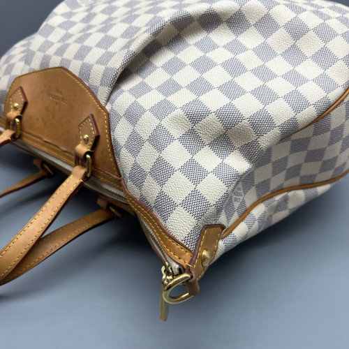 Louis Vuitton Siracusa GM Damier Azur White