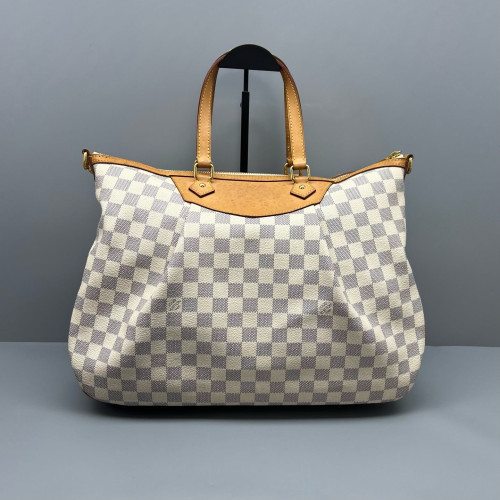Louis Vuitton Siracusa GM Damier Azur White