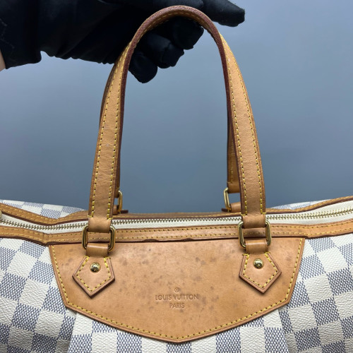 Louis Vuitton Siracusa GM Damier Azur White