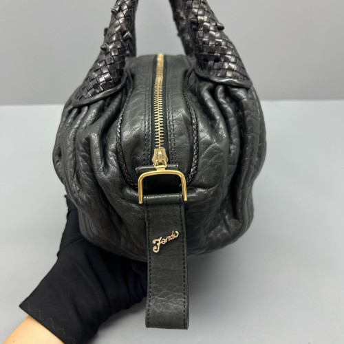 Fendi Spy Bag Calfskin Black