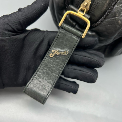 Fendi Spy Bag Calfskin Black