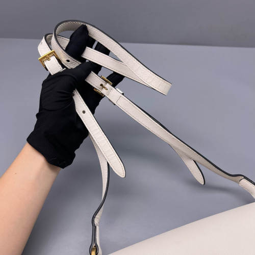 Prada Shoulder Bag Saffiano Calfskin White