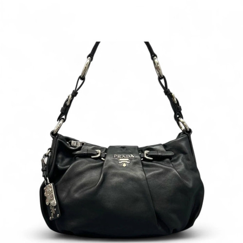 Prada Tote Bag Calfskin Black