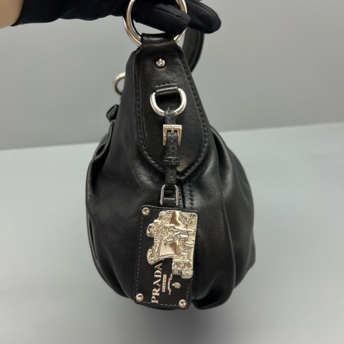 Prada Tote Bag Calfskin Black