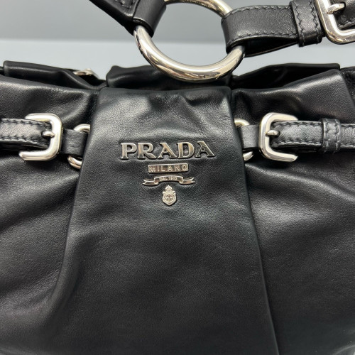 Prada Tote Bag Calfskin Black