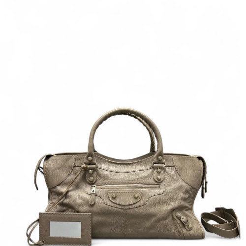 Balenciaga Large City Calfskin Grey