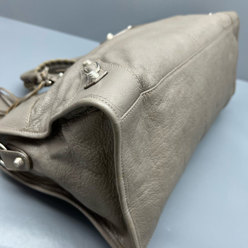 Balenciaga Large City Calfskin Grey