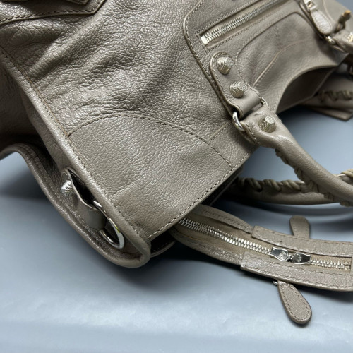 Balenciaga Large City Calfskin Grey