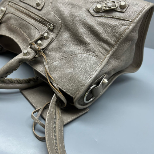 Balenciaga Large City Calfskin Grey