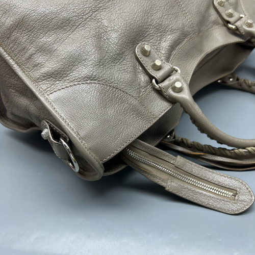Balenciaga Large City Calfskin Grey