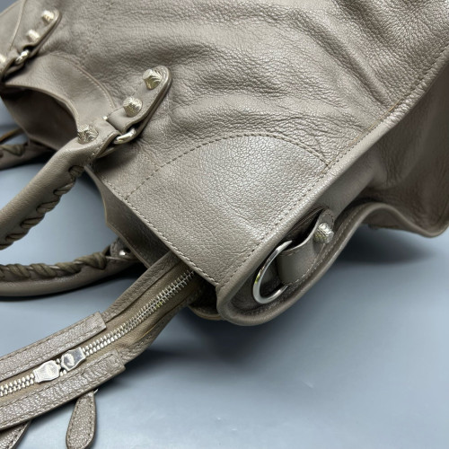 Balenciaga Large City Calfskin Grey