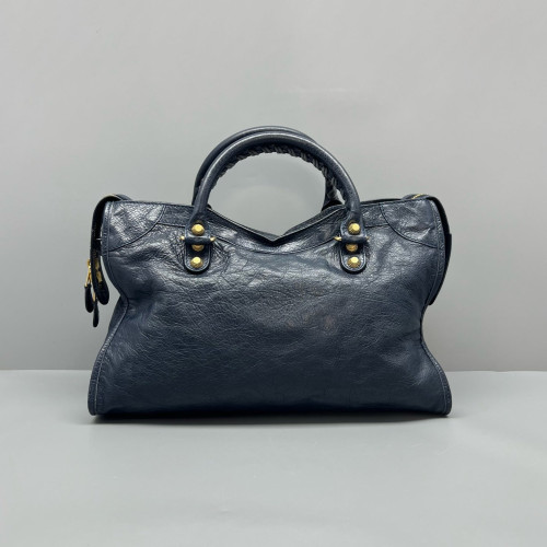 Balenciaga Medium City Calfskin Dark Blue