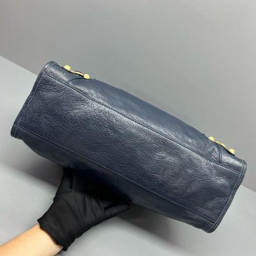 Balenciaga Medium City Calfskin Dark Blue