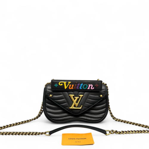 Louis Vuitton New Wave Chain Bag PM Calfskin Black