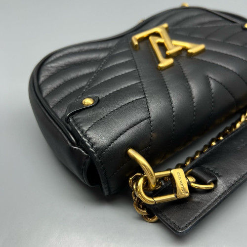 Louis Vuitton New Wave Chain Bag PM Calfskin Black