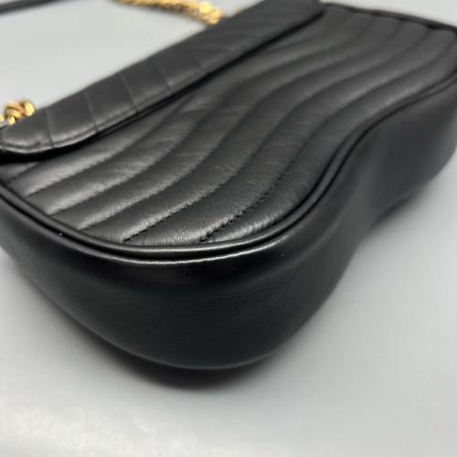 Louis Vuitton New Wave Chain Bag PM Calfskin Black