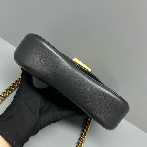 Louis Vuitton New Wave Chain Bag PM Calfskin Black