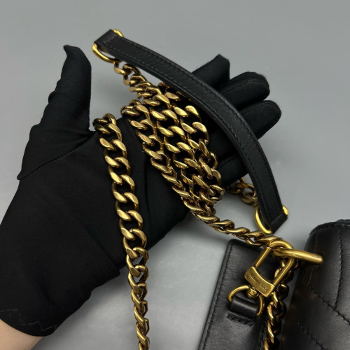 Louis Vuitton New Wave Chain Bag PM Calfskin Black