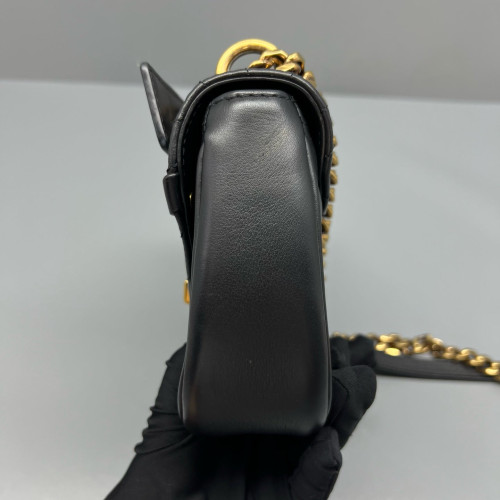 Louis Vuitton New Wave Chain Bag PM Calfskin Black