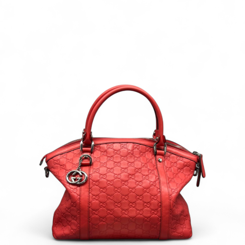 Gucci Shoulder Bag Guccissima Red