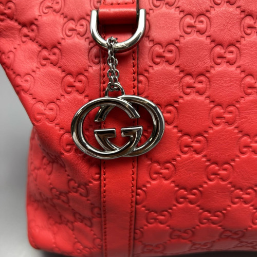 Gucci Shoulder Bag Guccissima Red