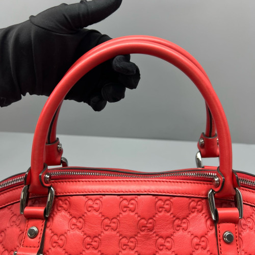 Gucci Shoulder Bag Guccissima Red