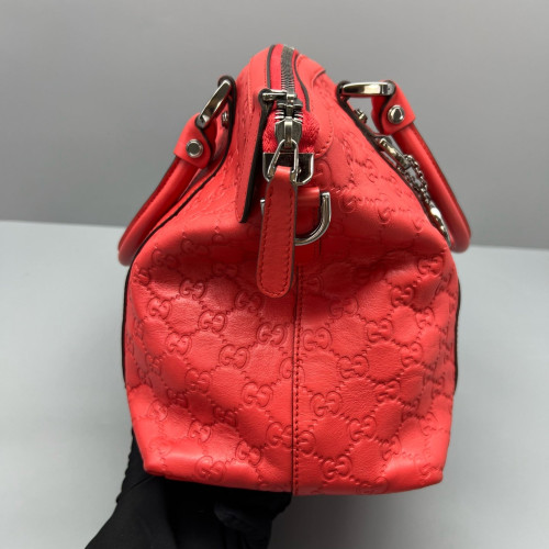 Gucci Shoulder Bag Guccissima Red