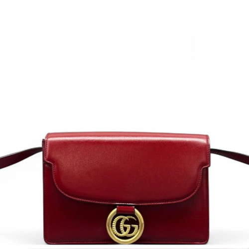 Gucci Shoulder Bag Calfskin Red Gucci Shoulder Bag Calfskin Red