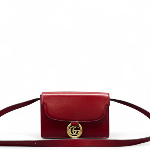 Gucci Shoulder Bag Calfskin Red Gucci Shoulder Bag Calfskin Red